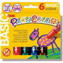 Playcolor Témperas Sólidas Basic One Estuche de 6 Colores Surtidos